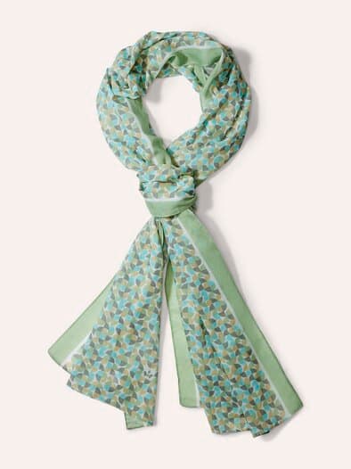 Schal aus leichter Baumwolle Natur