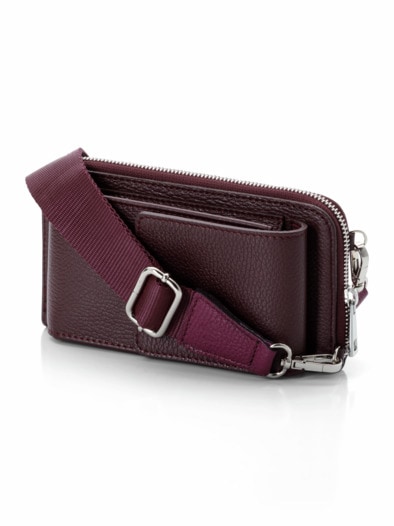 Leder-Handy-Portemonnaie Barolo