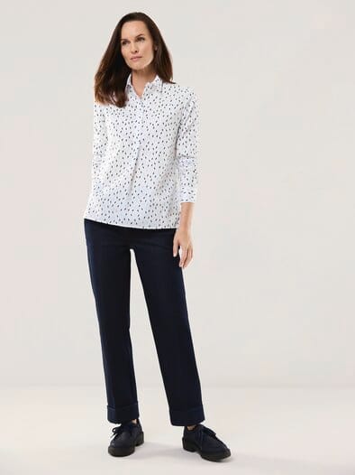 Extraglatt Polo Bluse Minimal