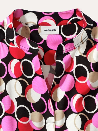 Easy Care Viskose Bluse Druck