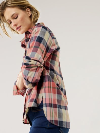 Polar-Flanell Hemdbluse Karo