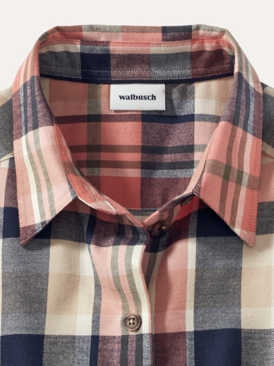 Polar-Flanell Hemdbluse Karo