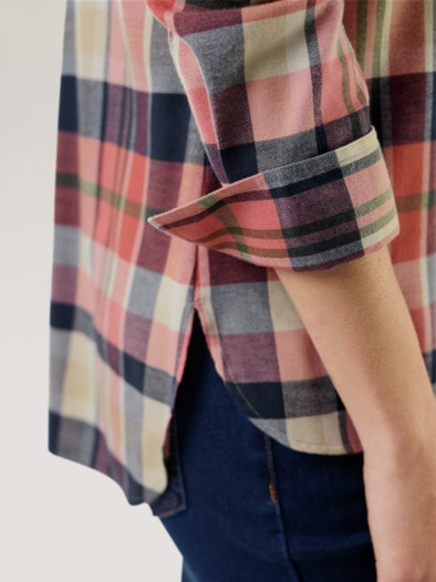 Polar-Flanell Hemdbluse Karo