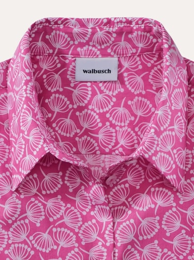 Baumwoll Bluse Perfect Match Millefleurs Malve