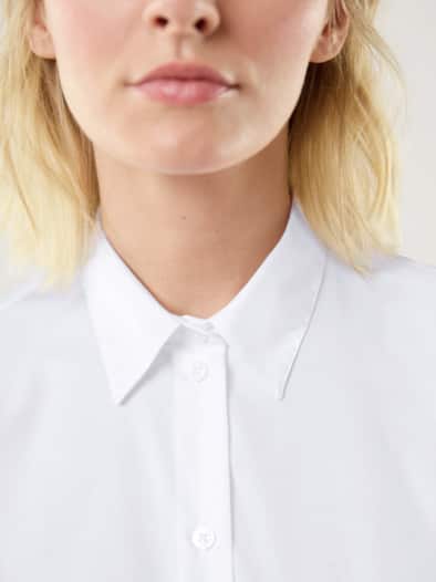 Extraglatt-Hemdbluse Everyday Weiß