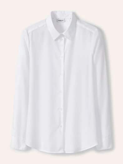 Extraglatt-Hemdbluse Everyday 2.0 Weiß