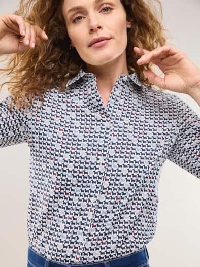 Extraglatt-Hemdbluse Everyday 2.0 Scotch Multicolor