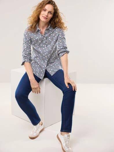 Extraglatt-Hemdbluse Everyday 2.0 Scotch Multicolor