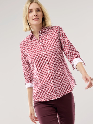 Thermo-Flanell-Hemdbluse Minimal Chianti Offwhite