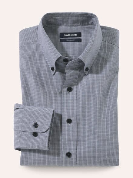 Hemd mit Kent-Kragen Button Down Marine