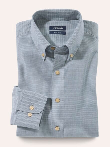 Hemd mit Kent-Kragen Button Down Flaschengrün