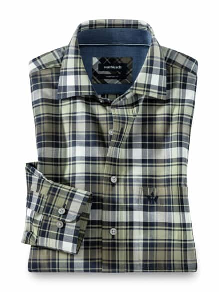 Wohlfühl-Hemd Karo Schilf