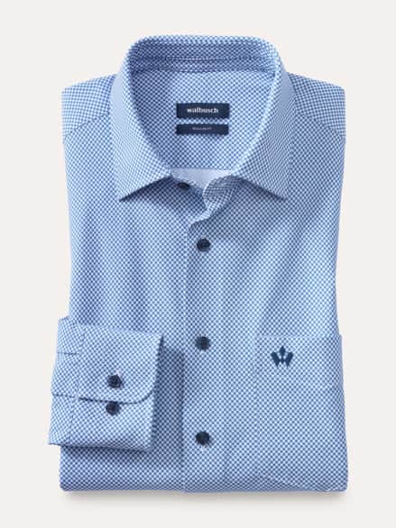 Extraglatt-Hemd Stretch & Relax Minimal Blau Extraglatt-Hemd Stretch & Relax Minimal Blau