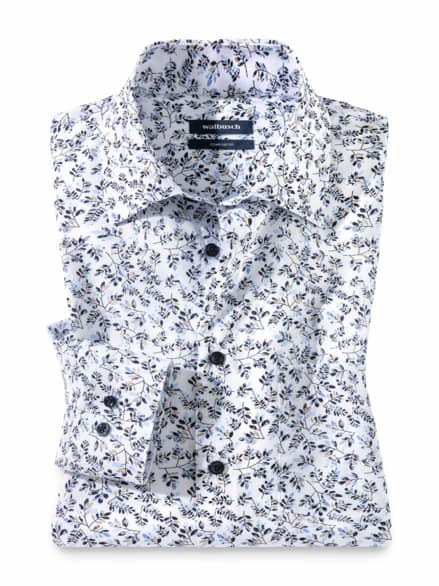 Extraglatt-Hemd Kent-Kragen Druck Blatt Extraglatt-Hemd Kent-Kragen Druck Blatt