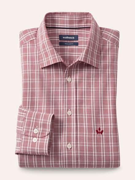 Royal-Oxford Hemd Karo Rot