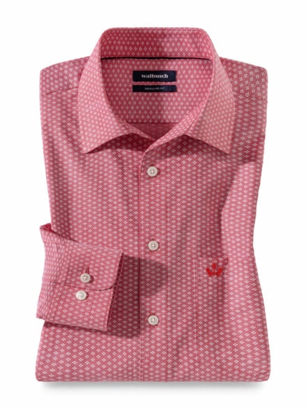 Aktiv-Hemd Tropical Druck Weiß Aktiv-Hemd Tropical Druck Weiß