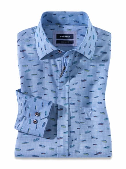 Tropical-Hemd Zip&Go Druck Multi Tropical-Hemd Zip&Go Druck Multi