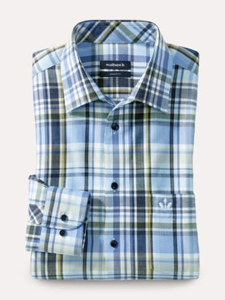 Premium-Flanell Hemd Karo Blau Premium-Flanell Hemd Karo Blau