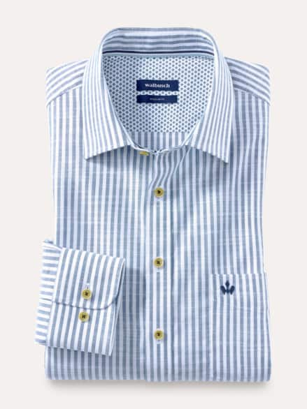 Soft-Tropical Hemd Streifen Marine