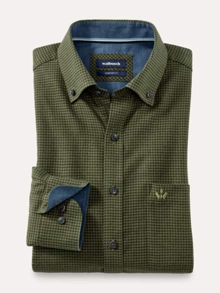 Sturmtief Flanell-Hemd Vichy Schilf Sturmtief Flanell-Hemd Vichy Schilf