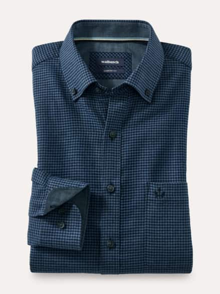 Sturmtief Flanell-Hemd Vichy Marine Sturmtief Flanell-Hemd Vichy Marine