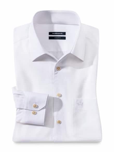 Extraglatt-Hemd Tropical Weiß