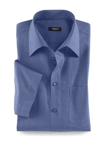 Extraglatt-Hemd Tropical Rauchblau Extraglatt-Hemd Tropical Rauchblau