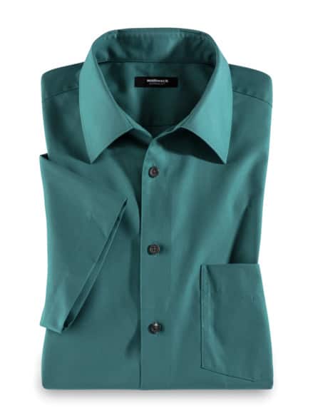 Extraglatt-Hemd Walbusch-Kragen Lagune