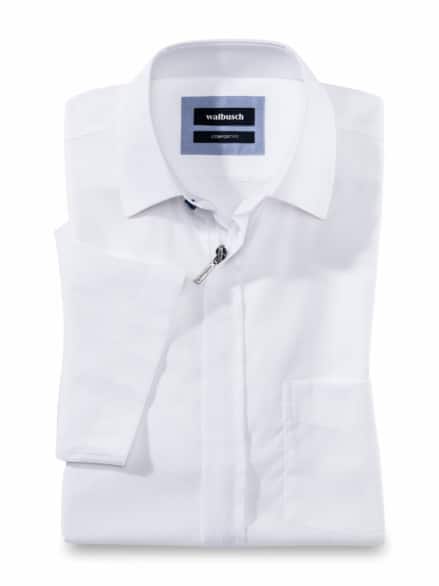 Tropical-Hemd Zip&Go Weiß