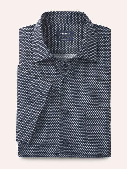 Extraglatt-Hemd Kent-Kragen Minimal Druck