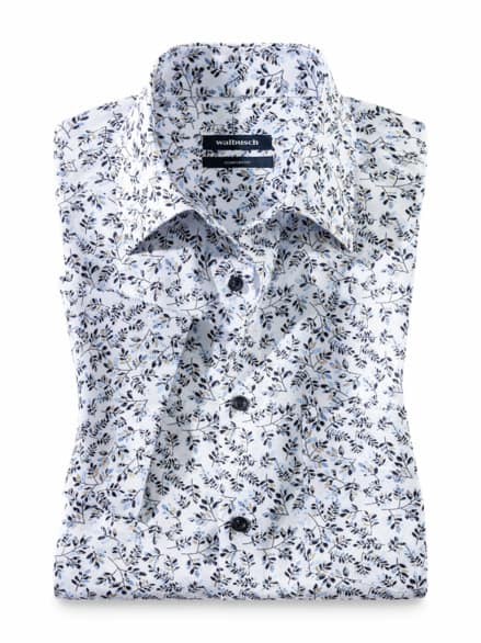 Extraglatt-Hemd Kent-Kragen Druck Blatt Extraglatt-Hemd Kent-Kragen Druck Blatt