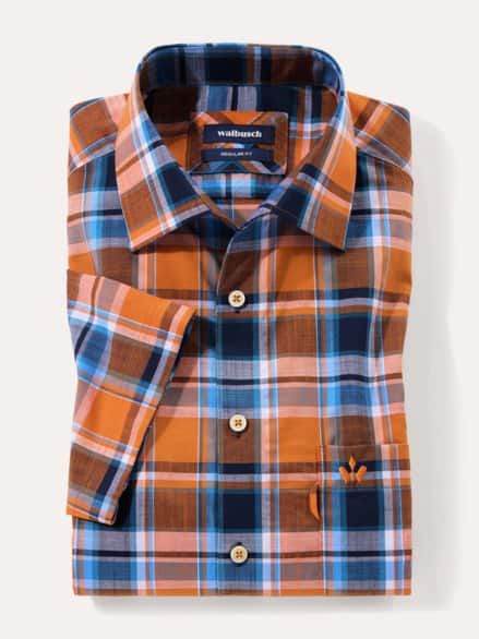 Tropical-Hemd Easycare Karo Terra