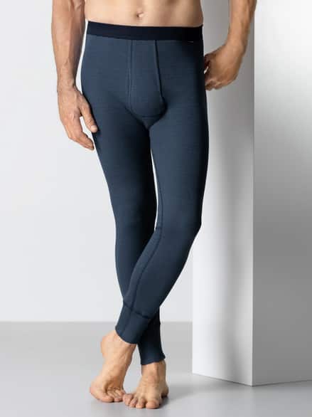 Thermo-Hose lang 2er-Pack Mar. gestreift