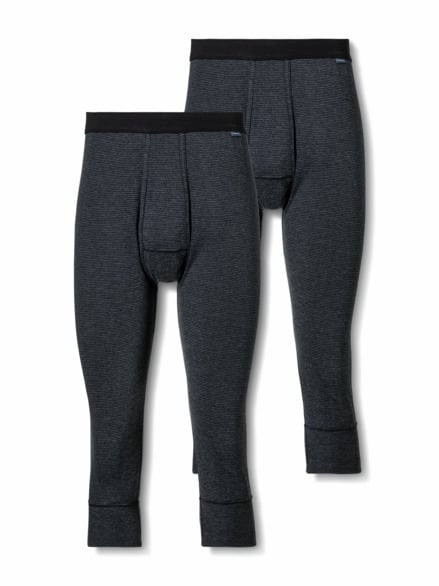 Thermo-Kniehose 2er-Pack Anthrazit Gestr Thermo-Kniehose 2er-Pack Anthrazit Gestr