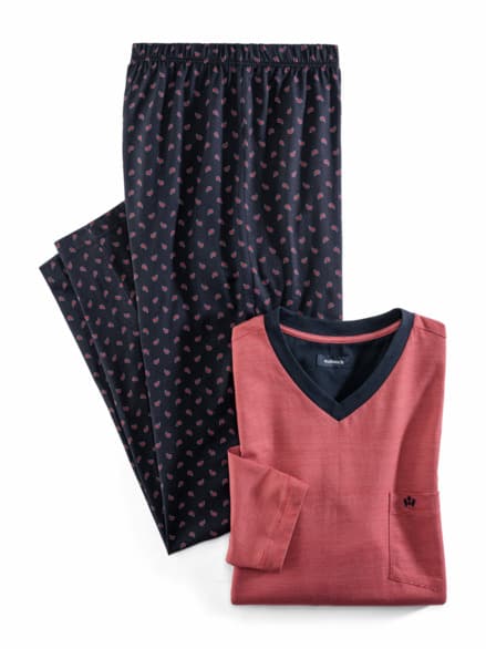 V-Pyjama Maritim Paisley