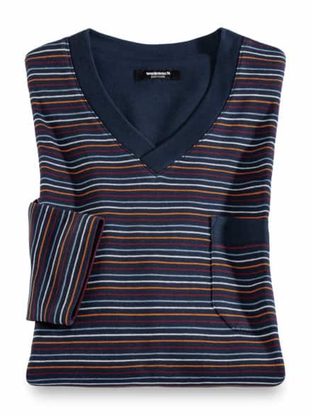 Wohlfühl Schlafanzug Easycare Gestreift Wohlfühl Schlafanzug Easycare Gestreift