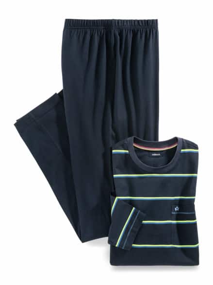 Streifen Pyjama Segeltörn Marine Streifen Pyjama Segeltörn Marine