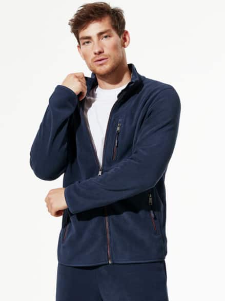Relax- Fleecejacke Marine