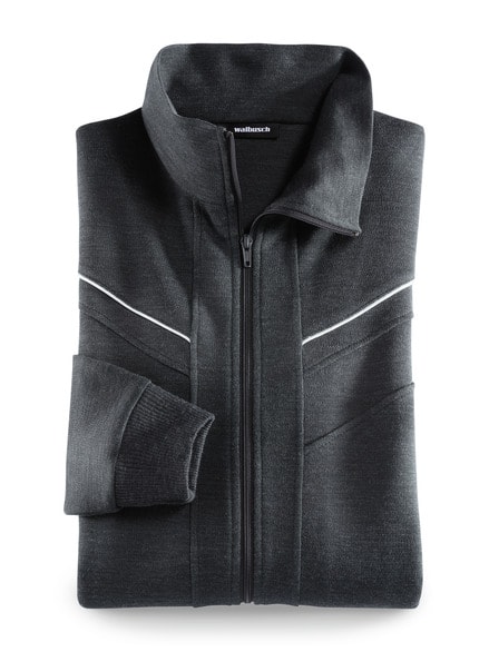 Freizeitjacke Klimawolle Anthrazit Freizeitjacke Klimawolle Anthrazit