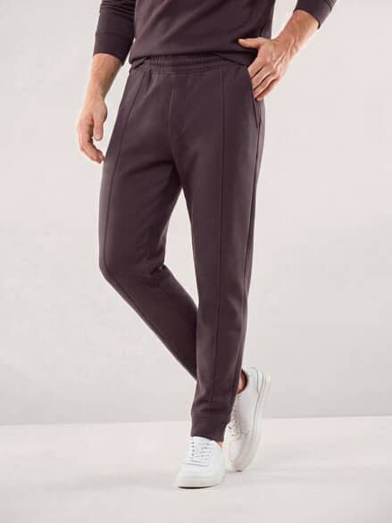 Sweathose mit Baumwolle Bordeaux