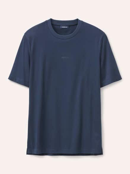 T-Shirt aus Baumwolle Marine