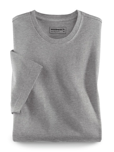 T-Shirt Rundhalsausschnitt Mittelgrau