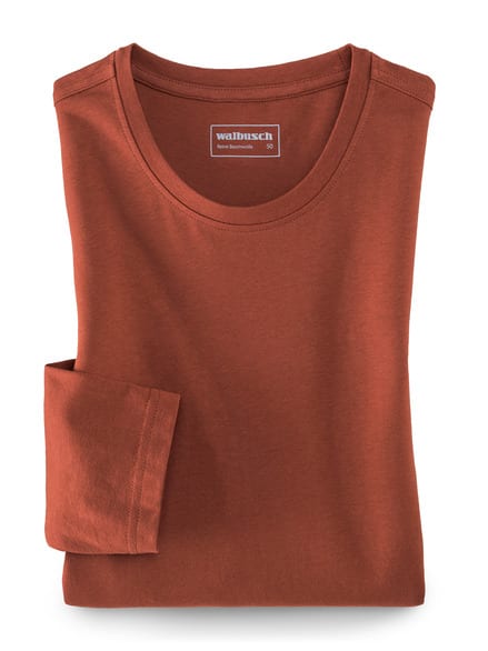 Langarm-Shirt Rundhalsausschnitt Terra