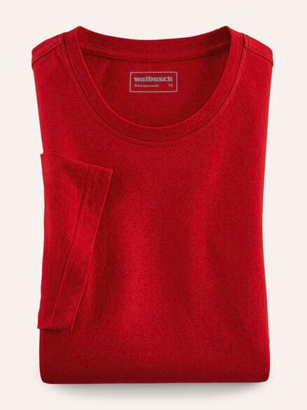 T-Shirt Rundhalsausschnitt Rot