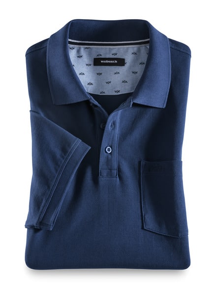 Pique-Polo Pima Cotton Royalblau