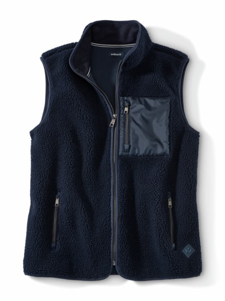 Polarfleece-Weste Marine Polarfleece-Weste Marine