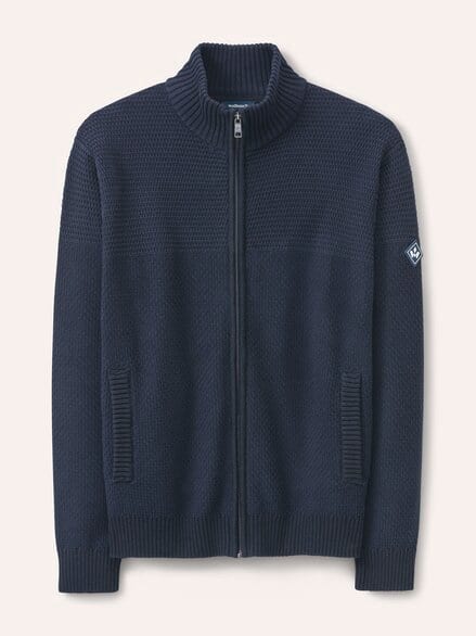 Strickjacke aus Baumwolle Marine
