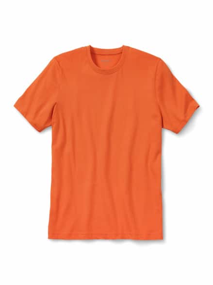 T-Shirt Rundhalsausschnitt Orange T-Shirt Rundhalsausschnitt Orange