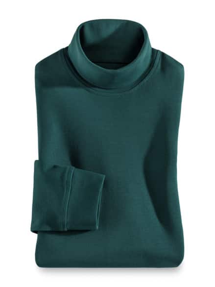 Rollkragen-Shirt Clubgrün