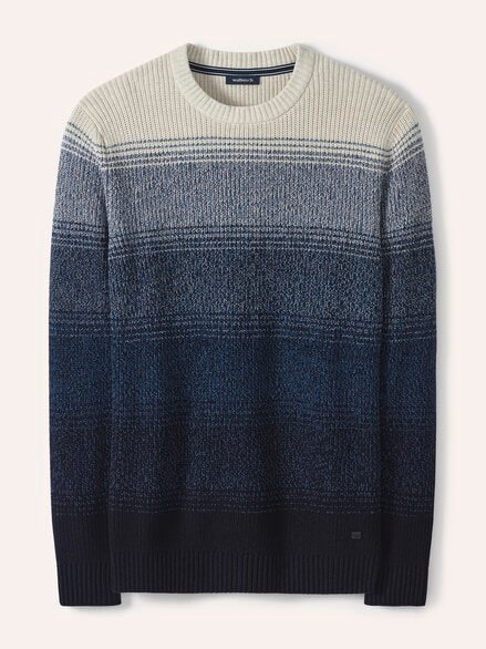 Degradee Pullover Blau
